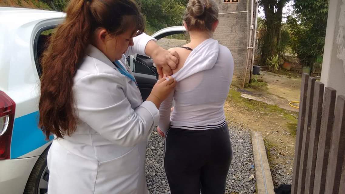 Garuva inicia intensificação de vacina contra a Febre Amarela em toda área rural