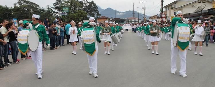 Escolas e demais entidades de Garuva se preparam para o Desfile de 7 de Setembro