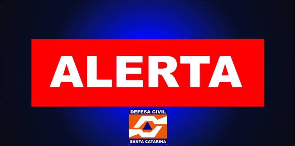 Defesa Civil de SC alerta para risco de temporal e granizo na tarde desta segunda-feira