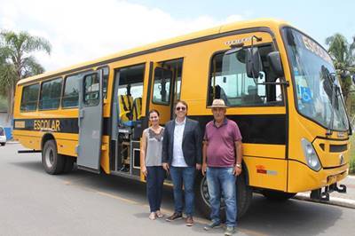 Mais um ônibus para o trasporte escolar de Garuva