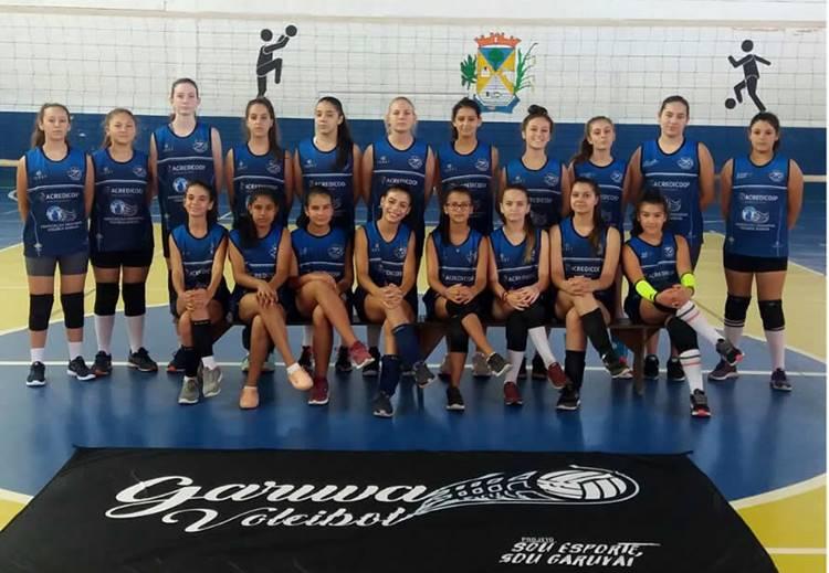 Voleibol Mirim feminino de Garuva disputará 1ª Etapa da Liga Catarinense de Voleibol neste sábado (07)