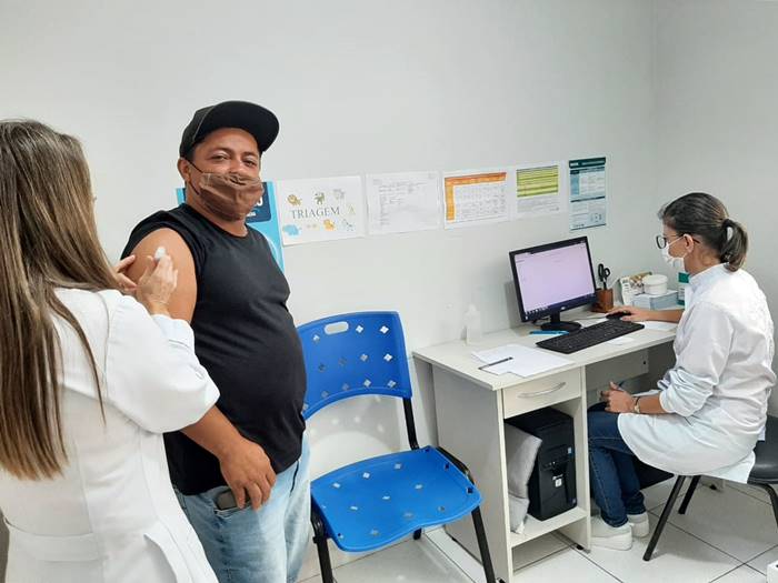 Cerca de 60% da população já recebeu ao menos a primeira dose da vacina contra covid-19 em Garuva.