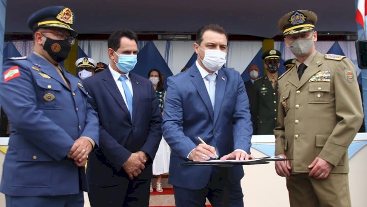 Governador assina Decreto e Garuva passa a ter Pelotão da Polícia Militar.