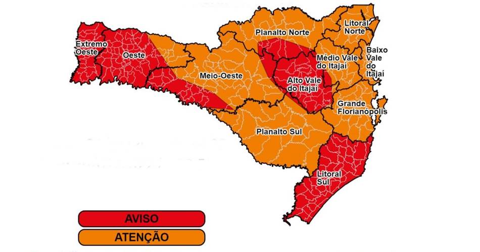 Onde da calor em Santa Catarina deve seguir até quinta-feira (27).