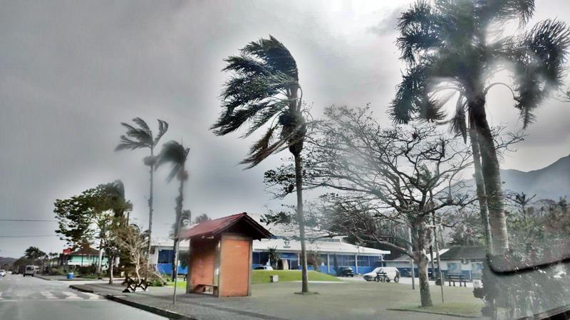 Região de Garuva tem Previsão de ventos forte para esta sexta-feira (18).